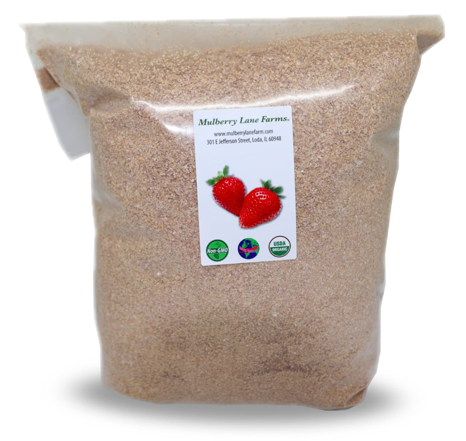 Wheat Bran, 4 Pounds USDA Certified Organic, Non-GMO Bulk, Product of USA, Mulberry Lane Farms