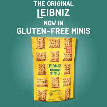 Bahlsen Leibniz Gluten Free Minis - Crispy, Bite-Sized, Non-Gmo, Gluten Free Cookies | Same Buttery Biscuit Taste As Our Origina