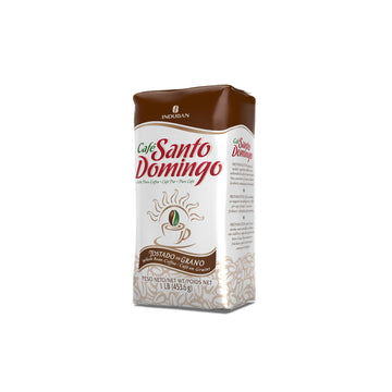 Caf   Santo Domingo, 16 oz Bag, Whole Bean Coffee, Medium Roast - Product from the Dominican Republic (Pack of 1)