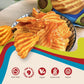 Jacksons Wavy Sweet Potato Kettle Chips, Sea Salt, 7oz, Pack of 6, Gluten Free, Vegan, Paleo Friendly