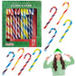 Fruidles Christmas Candy Canes Suckers, Multicolored, 12 Count, Fruity Flavor, Individually Wrapped