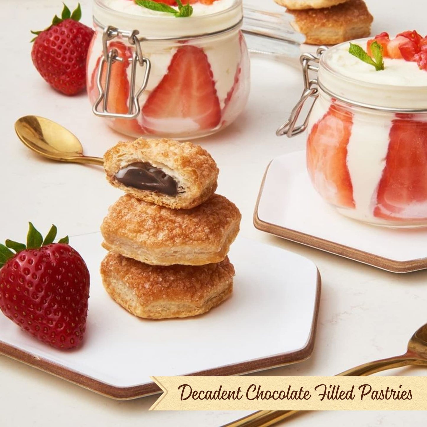 Pasticceria Matilde Vicenzi Puglia Cookie Gift Tin - Assorted Variety Of Bite Size Cream Filled Pastries & Gourmet Italian Short