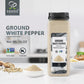Soeos Ground White Pepper  18oz (510g)  Non-GMO  Kosher Certified  Fresh  Aromatic and All-Natural  White Peppercorns Powder  Perfect for Barbecue  Stir-Fry  Soup