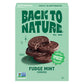 Back to Nature Fudge Mint Cookies - Vegan, Non-GMO, Made with Wheat Flour, seriously tasty snacks, 5.5 Ounce