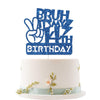 Embhhor Bruh It's My 14th Birthday Cake Topper, Dude Bro I'm 14, Teen Boys Happy 14th Birthday Party Cake Decorations, Blue Glit