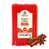 The Honey Jar Cinnamon Flavored Honey Sticks - Pure Honey Straws For Tea, Coffee, Or A Healthy Treat - One Teaspoon Of Flavored