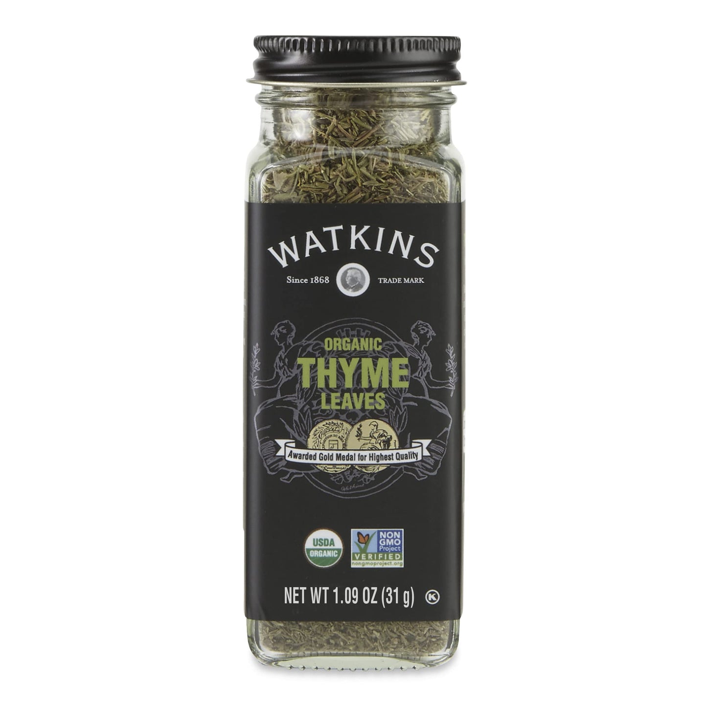Watkins Gourmet Organic Thyme Leaves, 1.26 Ounce, Pack of 1