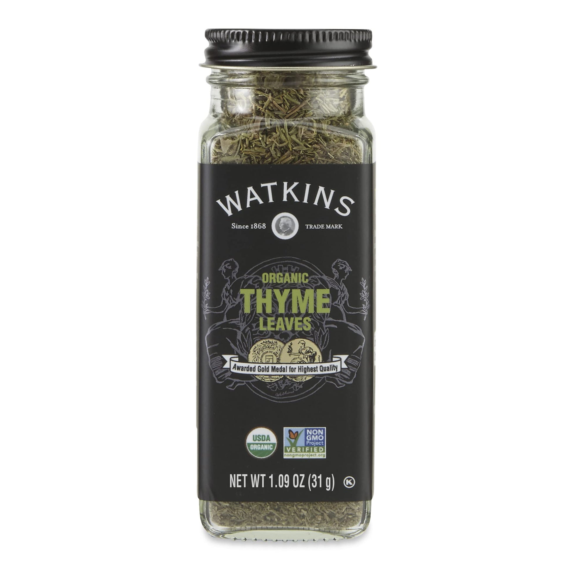 Watkins Gourmet Organic Thyme Leaves, 1.26 Ounce, Pack of 1
