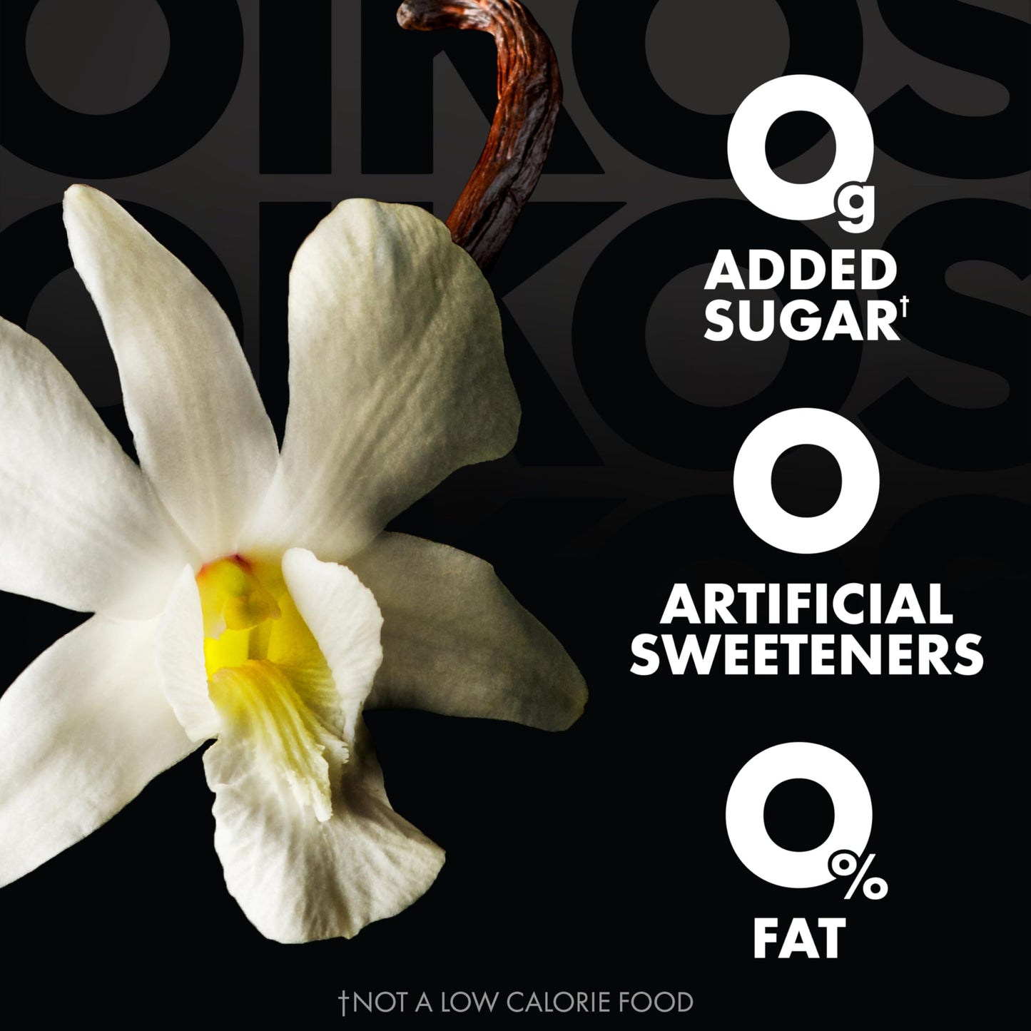 Oikos Triple Zero Vanilla Nonfat Greek Yogurt Tub, 0% Fat, 0g Added Sugar and 0 Artificial Sweeteners, Just Delicious High Prote