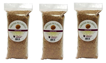 Plumeasy Patterns Ground Walnut Shells  11 Ounce - 3 Bags