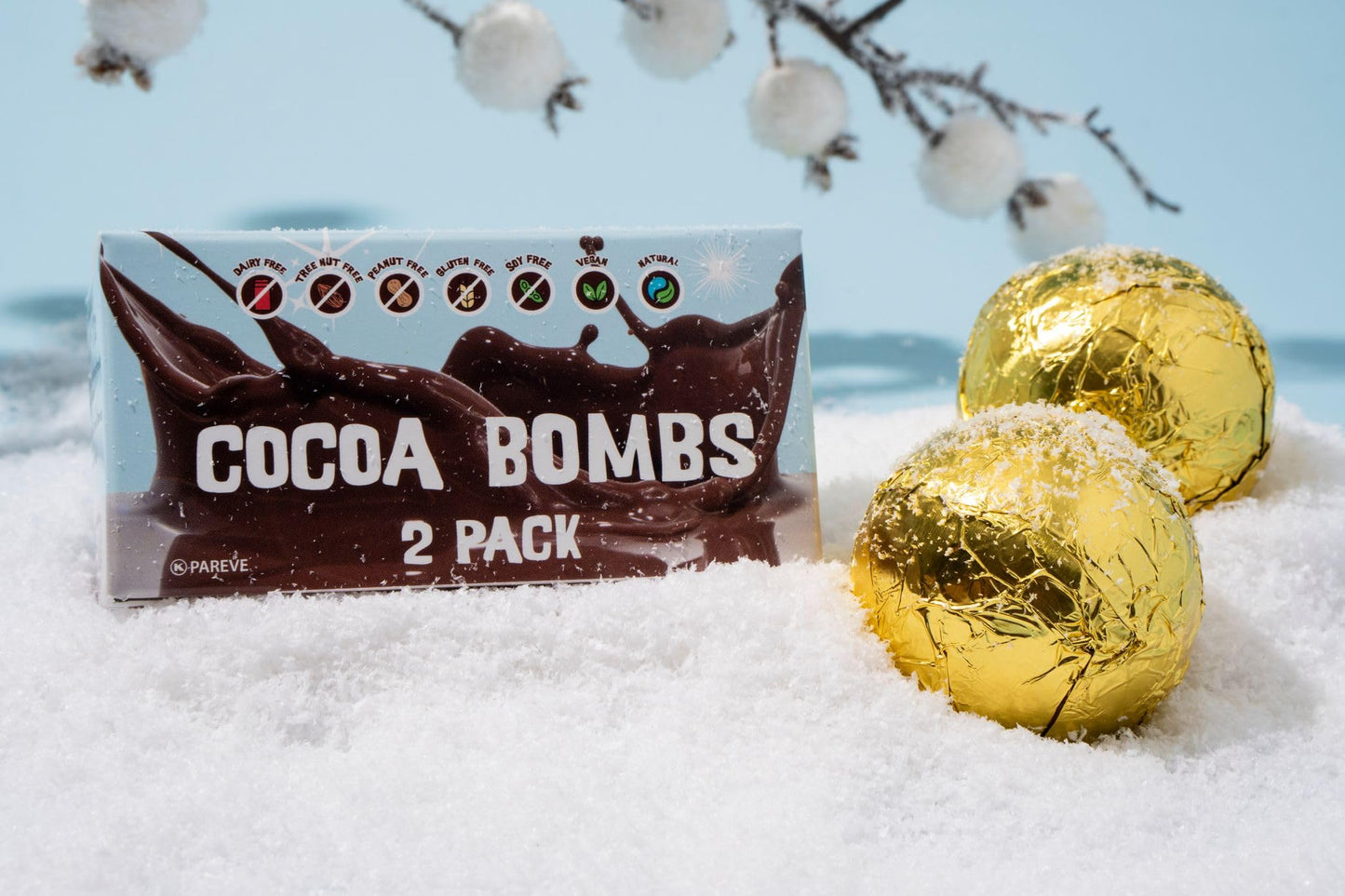 No Whey! Foods Milkless Vegan Hot Cocoa   Set - Dairy Free, Peanut Free, Gluten Free - 1 Pack