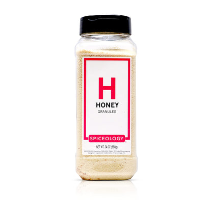 Spiceology - Honey Granules - Great for Baking- Granulated Honey - Honey Powder - Spices and Seasonings -24 oz