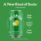 OLIPOP Prebiotic Soda Pop, Lemon Lime, A New Kind of Soda Packed with Prebiotics, Fiber, and Botanicals, Gluten Free, Vegan, GMO