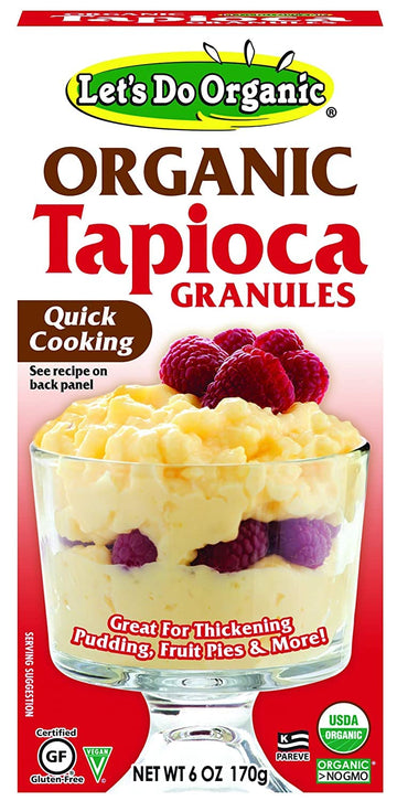 Let'S Do Organic Organic Tapioca Granules, 6 Ounce Boxes (Pack Of 6)