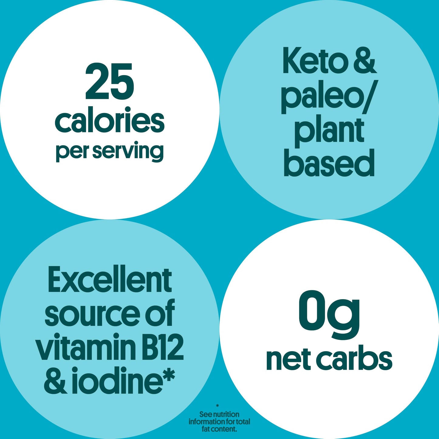 gimMe Organic Roasted Sea  Snacks, Sea Salt, 5 Count, Keto, Vegan, Gluten-Free, Great Source of Omega3s and Iodine