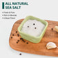 Soeos Sea Salt, Coarse Grain, 20 Oz (1.25 Pound), Non-GMO, Nature Himalayan Kosher Salt, Sea Salt for Grinder Refill (Pack of 1)