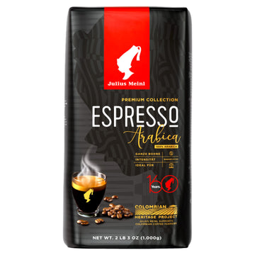 Julius Meinl: "Espresso Arabica," Medium Roasted Coffee Beans, Premium Collection, 1Kg / 35Oz, Imported From Vienna