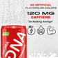 HYDRADNA Clean Performance Drink, Zero Sugar, 120 mg Organic Caffeine, Fruit Punch, 12 Fl Oz (Pack of 12)