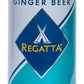 Regatta Ginger Beer, Premium All-Natural Ingredients, Non-GMO, 7.5oz, Case of 24 Cans