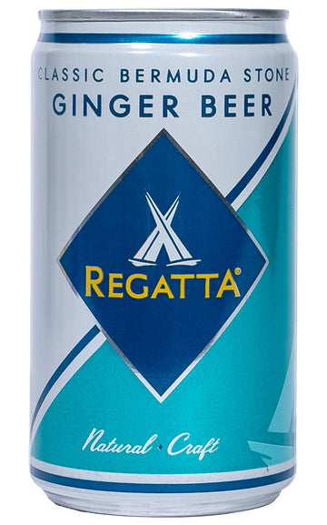 Regatta Ginger Beer, Premium All-Natural Ingredients, Non-GMO, 7.5oz, Case of 24 Cans