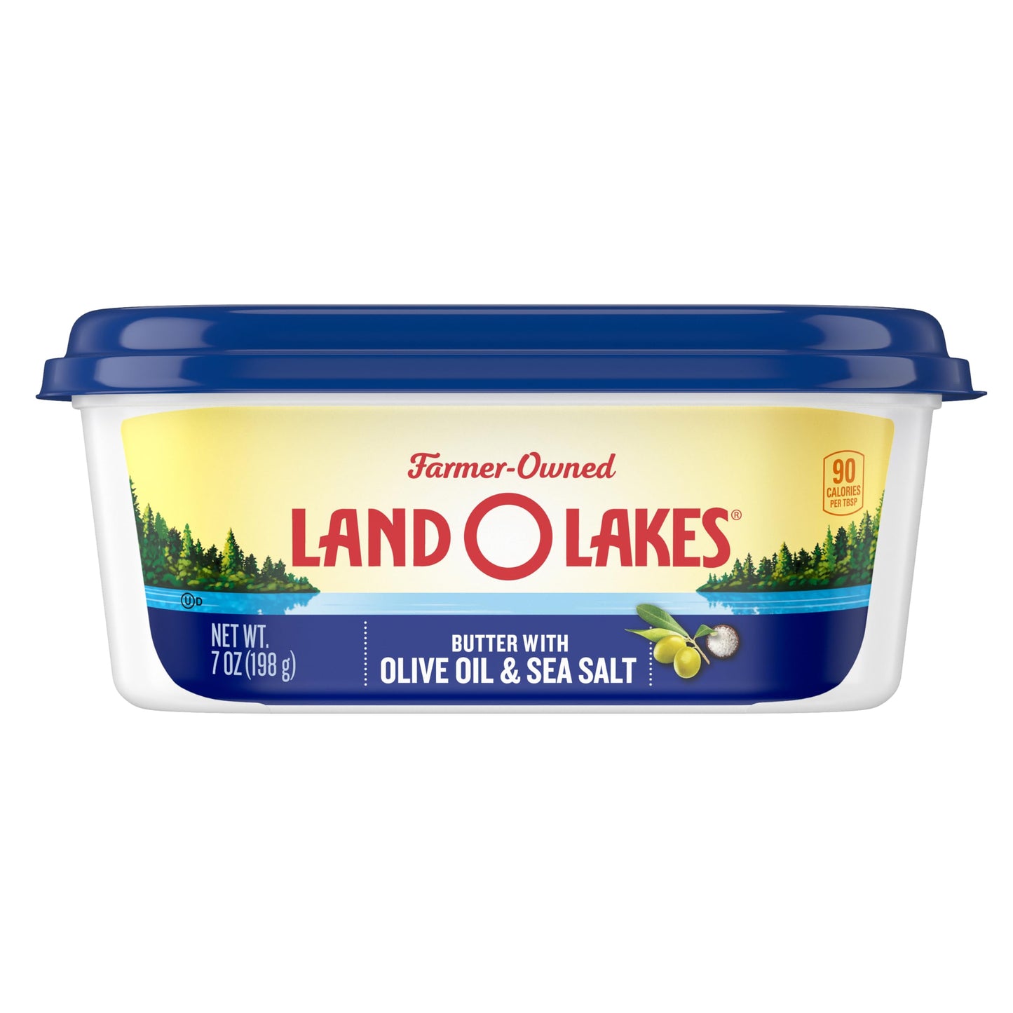 Land O Lakes Butter with Olive Oil & Sea Salt, Spreadable, 7 oz tub