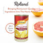 Roland Foods White G fruit Segments in Light Syrup, 43.3 Ounce Can, Pack of 4, Light Yellow