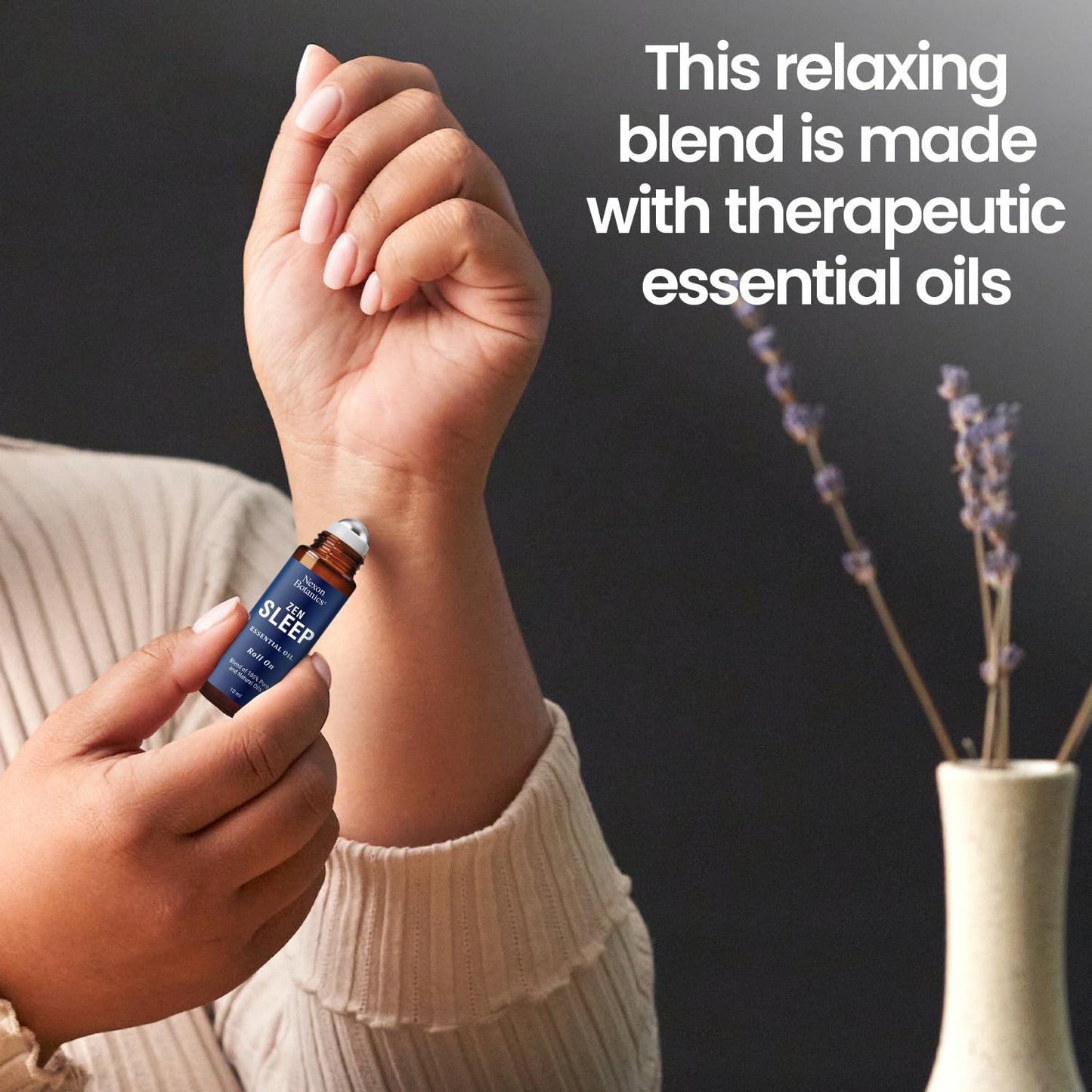 Zen Sleep Essential Oil Roll On 10Ml - Roll On Sleep Essential Oil - Roll On Essential Oils Sleep - Serenity, Deep Sleep Essenti