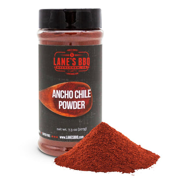 Lane's Ancho Chile Powder Spice, All-Natural Ancho Chili Powder Seasoning with Sweet & Smoky Ancho Chiles Flavor, No Preservativ