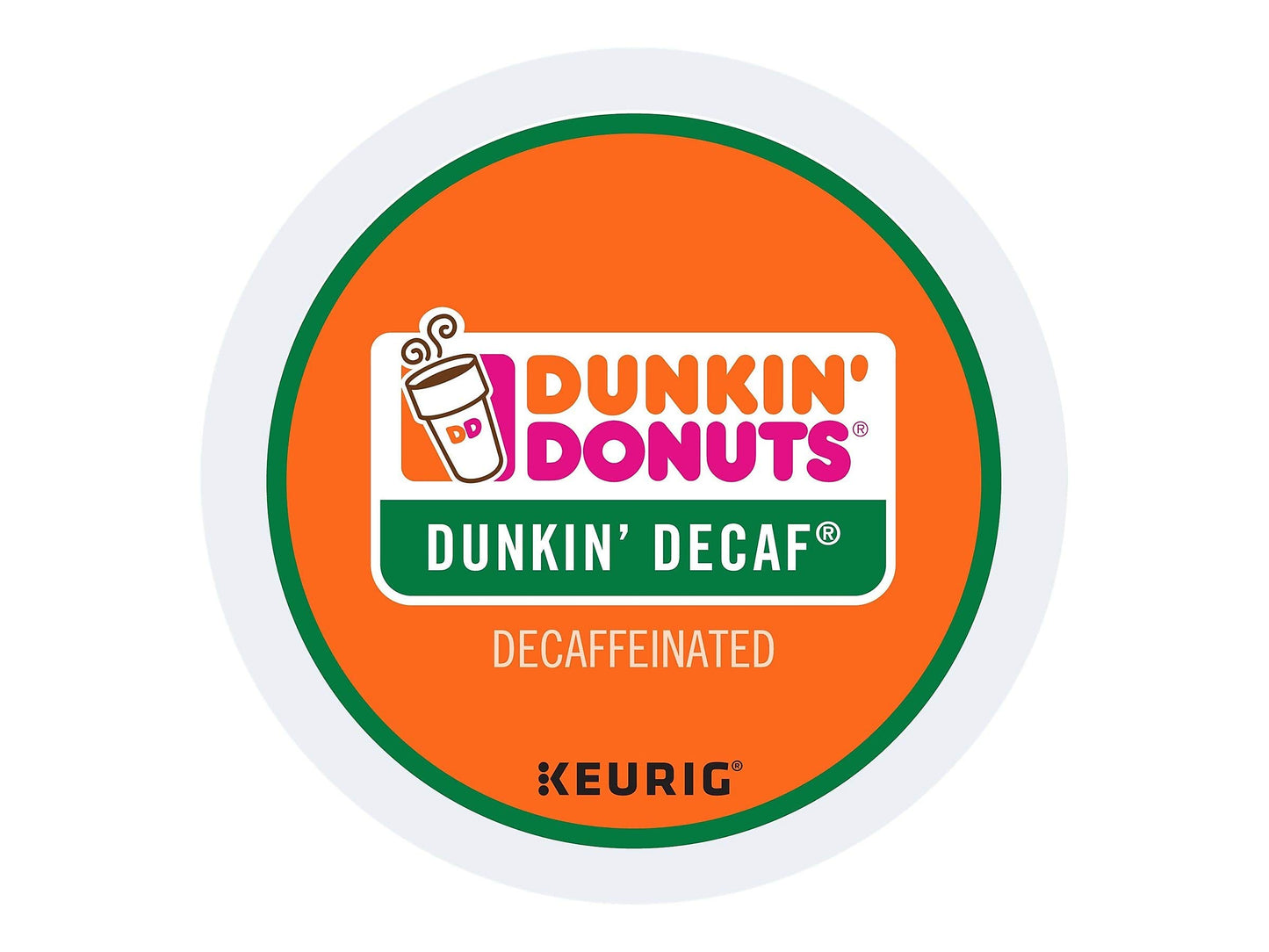 Dunkin Donuts 2516933 Dunkin Decaf Coffee K-Cup Pods Medium Roast 24/Box (400846)