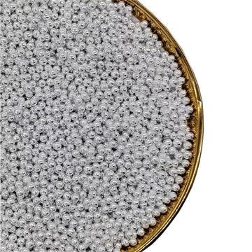 Edible Pearl Sprinkles,Cake Sprinkles,Cookie Sprinkles,Sugar Pearl, Edible Candy Pearls 130G 4.6Oz For Cake Cupcake Decorationg