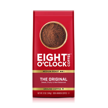 Eight O'Clock Coffee The Original, 12 Ounce (Pack Of 6) Medium Roast Ground Coffee 100% Arabica, Sweet, Fruity, Well Balanced