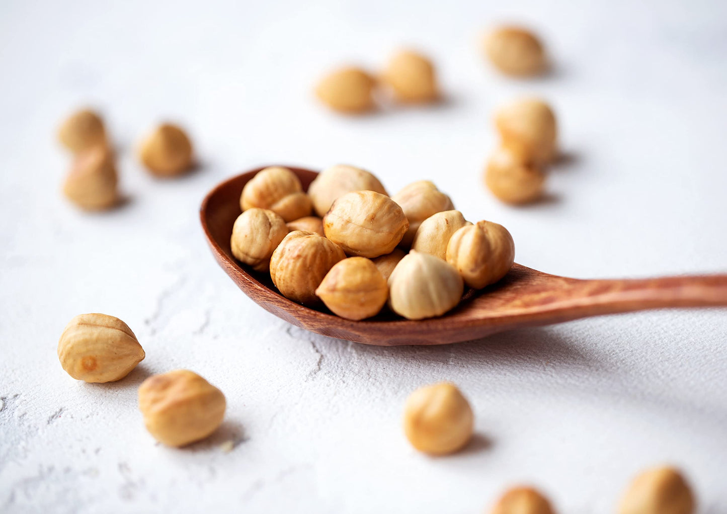 Food To Live Dry Roasted Blanched Hazelnuts With Himalayan Salt, 1 Pound - Oven Roasted Lightly Salted Whole Filberts, No Oil Ad