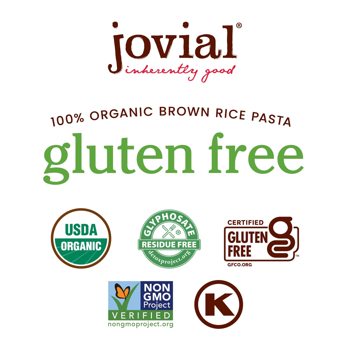 Jovial Whole Grain Brown Rice Farfalle Pasta - Whole Grain Pasta, Organic, Gluten Free, Dairy Free, Brown Rice Pasta, Made In Italy - 12 Oz, 4 Pack