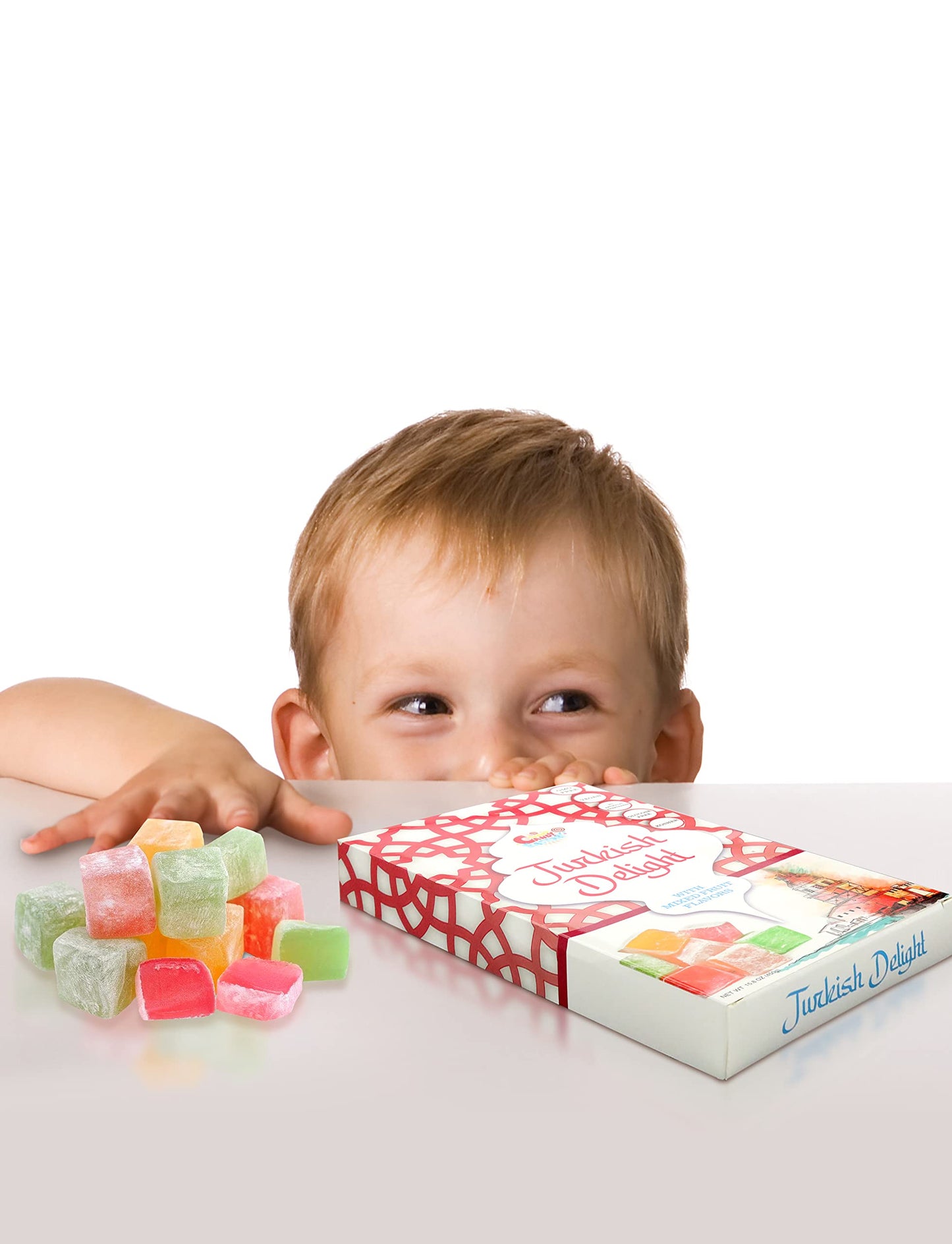 Sarahs Candy Factory Turkish Delight With Assorted Fruit Flavors (15.8 Oz) Gift Box For Everyone