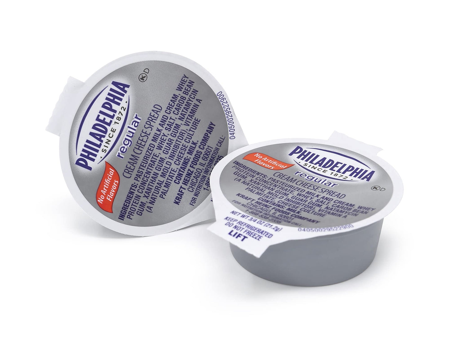 Kraft Philadelphia Original Cream Cheese Spread - Cup, 3/4 Ounce -- 100 per case. by Philadelphia