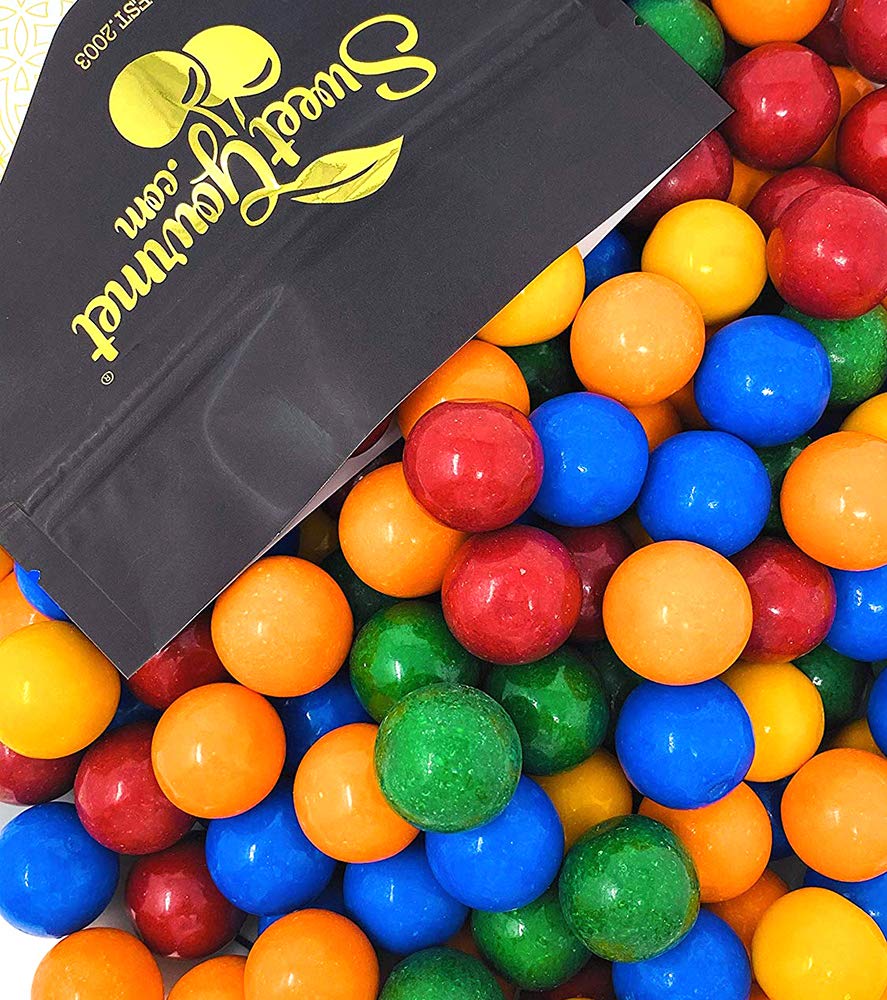 Sweetgourmet Cry Baby Guts | Extra Sour Candy Filled Dubble Bubble Gumballs | 1 Pound
