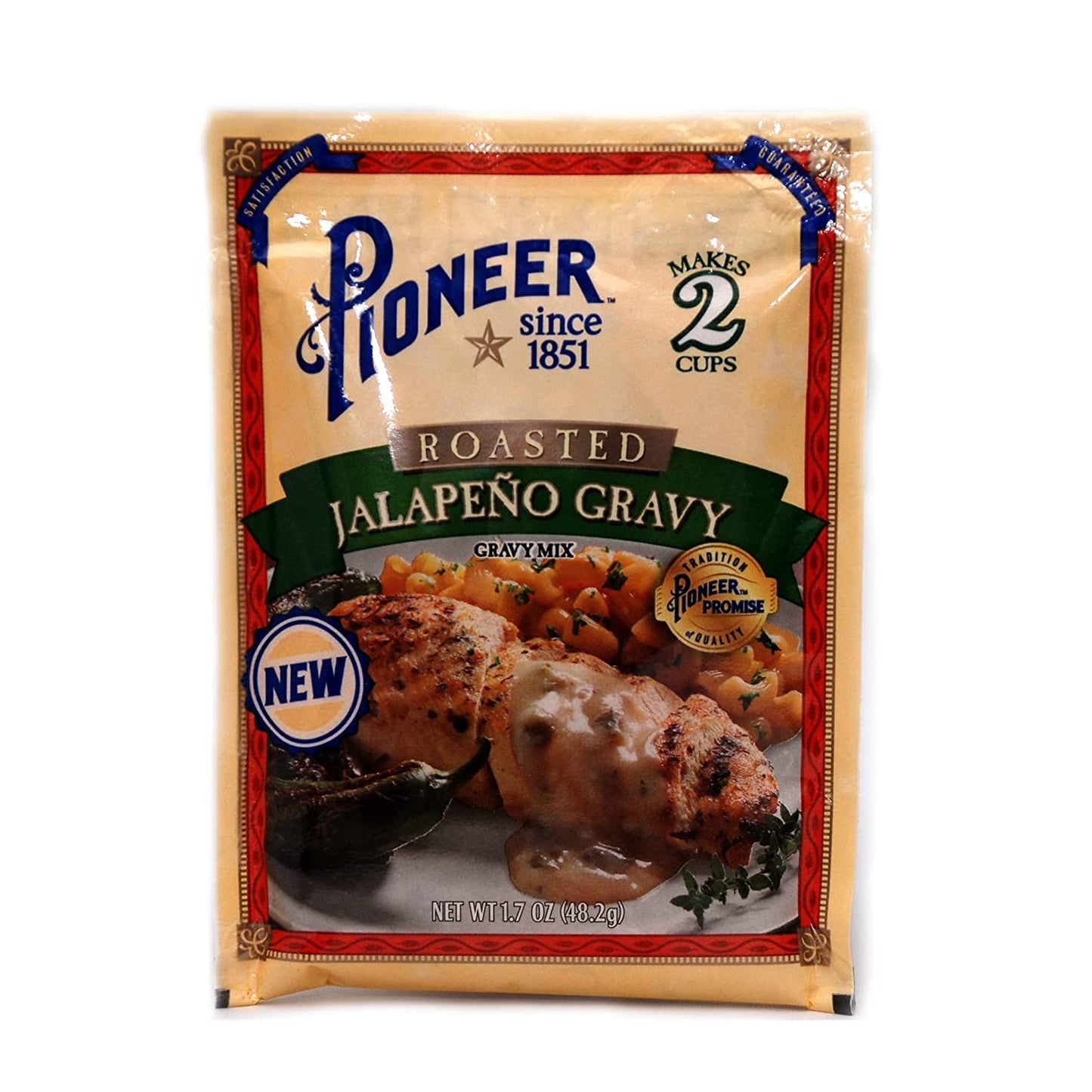 Pioneer Roasted Jalapeo Gravy Mix 1.7oz packets - bag