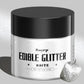 Bayep Shimmer White Edible Glitter for Drinks, 30g Luster Dust for Cake and Party Supplies