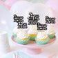 24 Pack Prom 2025 Cupcake Toppers Class Of 2025 Congrats Grad Cupcake Picks For 2025 Graduation Theme Birthday Party Supplies De