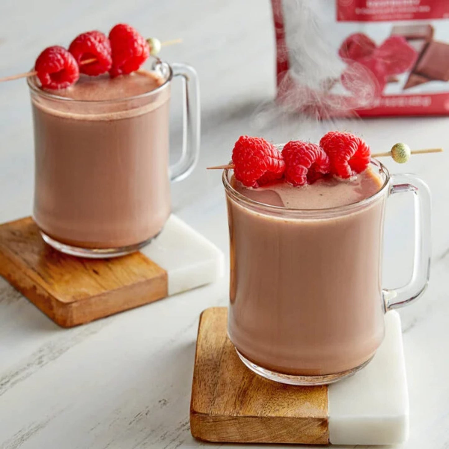 Land O Lakes Cocoa Classics Chocolate And Raspberry, 1.25-Ounce Packages (Pack Of 72)