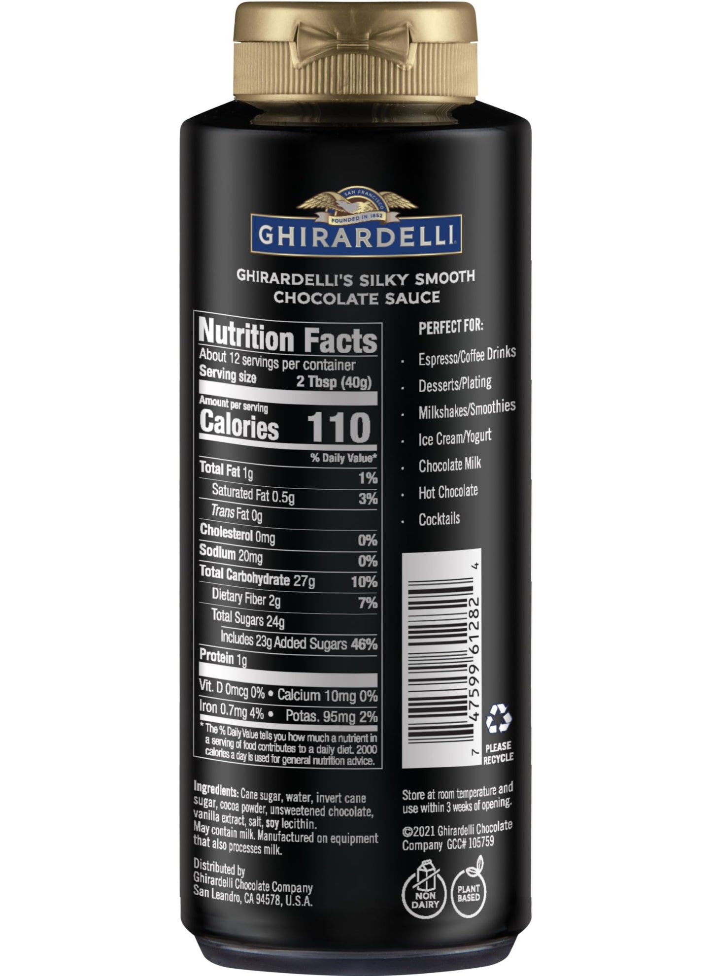 Ghirardelli Chocolate Sauce, White Chocolate Flavored Sauce, Caramel Sauce 16 Oz Squeeze Bottles (Pack Of 3) With Ghirardelli St