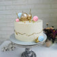 Rssta i Mini Balloon Cake Topper Set, 30 PCS Foam Pearl Balls, Gold Pink Blue, Model XM237