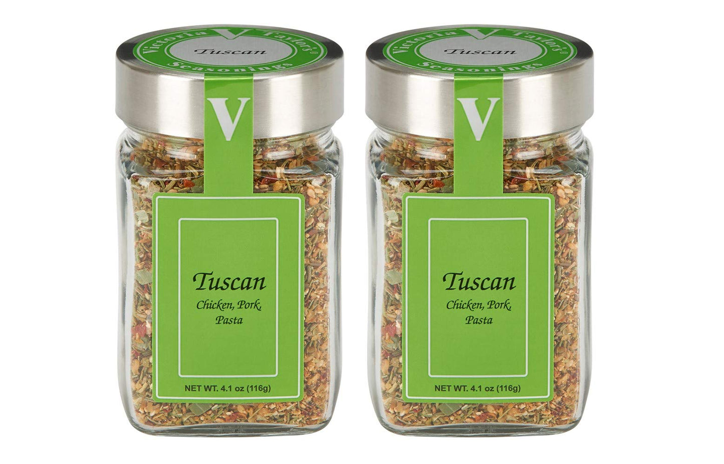 Tuscan- 4.1 Oz. Jar (Pack Of 2) Italian Seasoning. A Unique Taste Of Tuscany In This Blend Of Rosemary, Oregano, Garlic, Toasted