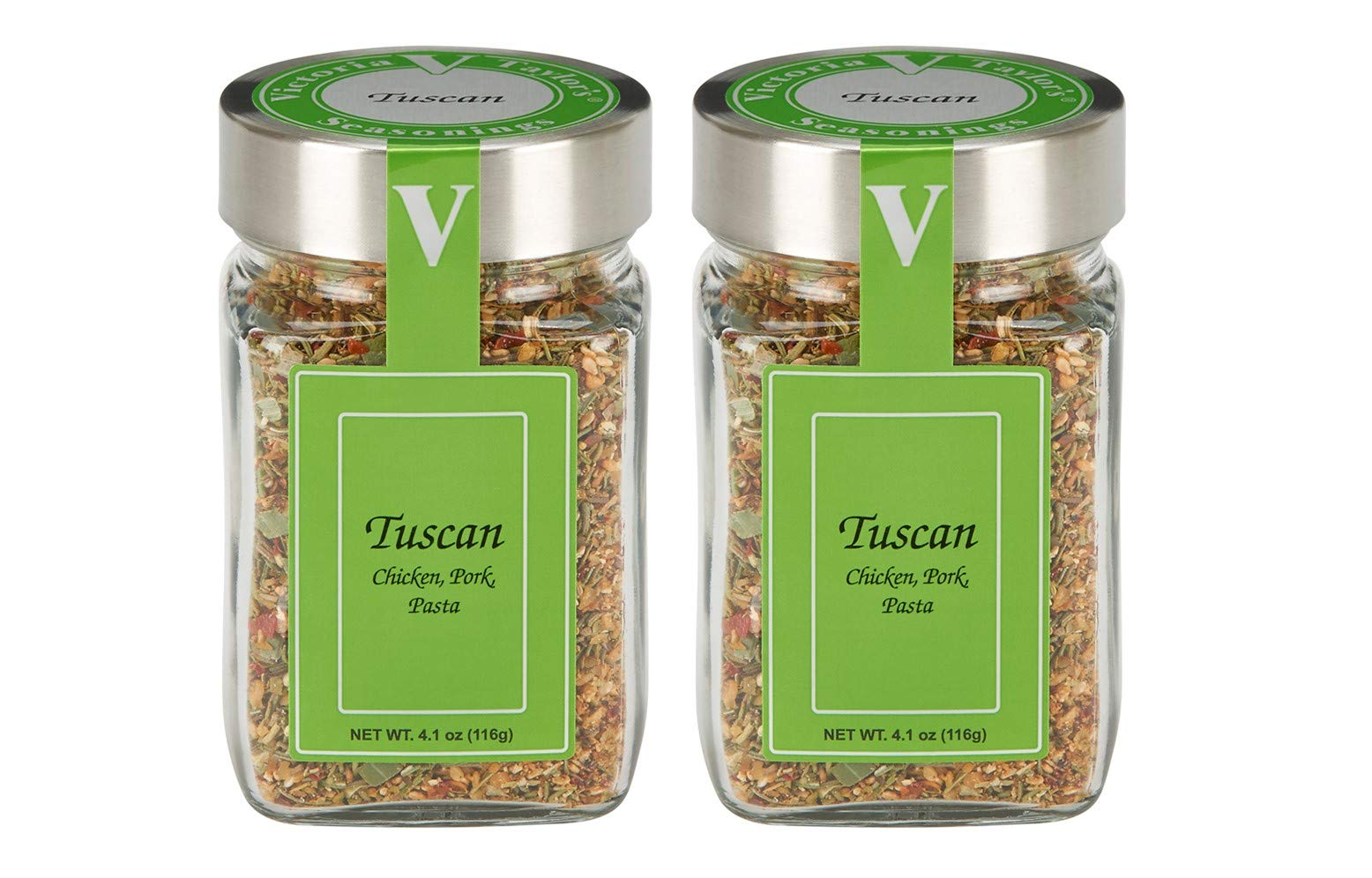 Tuscan- 4.1 Oz. Jar (Pack Of 2) Italian Seasoning. A Unique Taste Of Tuscany In This Blend Of Rosemary, Oregano, Garlic, Toasted