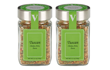 Tuscan- 4.1 Oz. Jar (Pack Of 2) Italian Seasoning. A Unique Taste Of Tuscany In This Blend Of Rosemary, Oregano, Garlic, Toasted