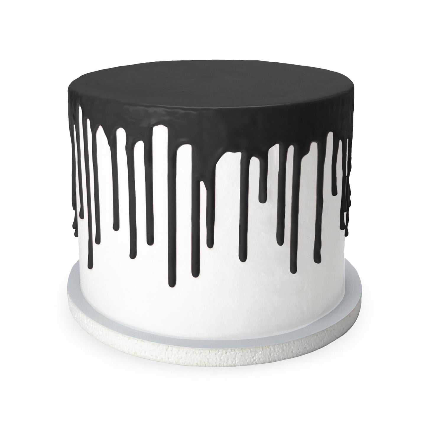 Satin Ice Cake Drip, Black, 8.8 Ounce, Ideal for Drizzling and Decorating Cakes