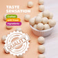 Gumballs in Jar - 1 Inch Large Gumballs - Pineapple Bubble Gum White Gumballs - Kids Chewing Gum - Gumballs for Kids 9 OZ