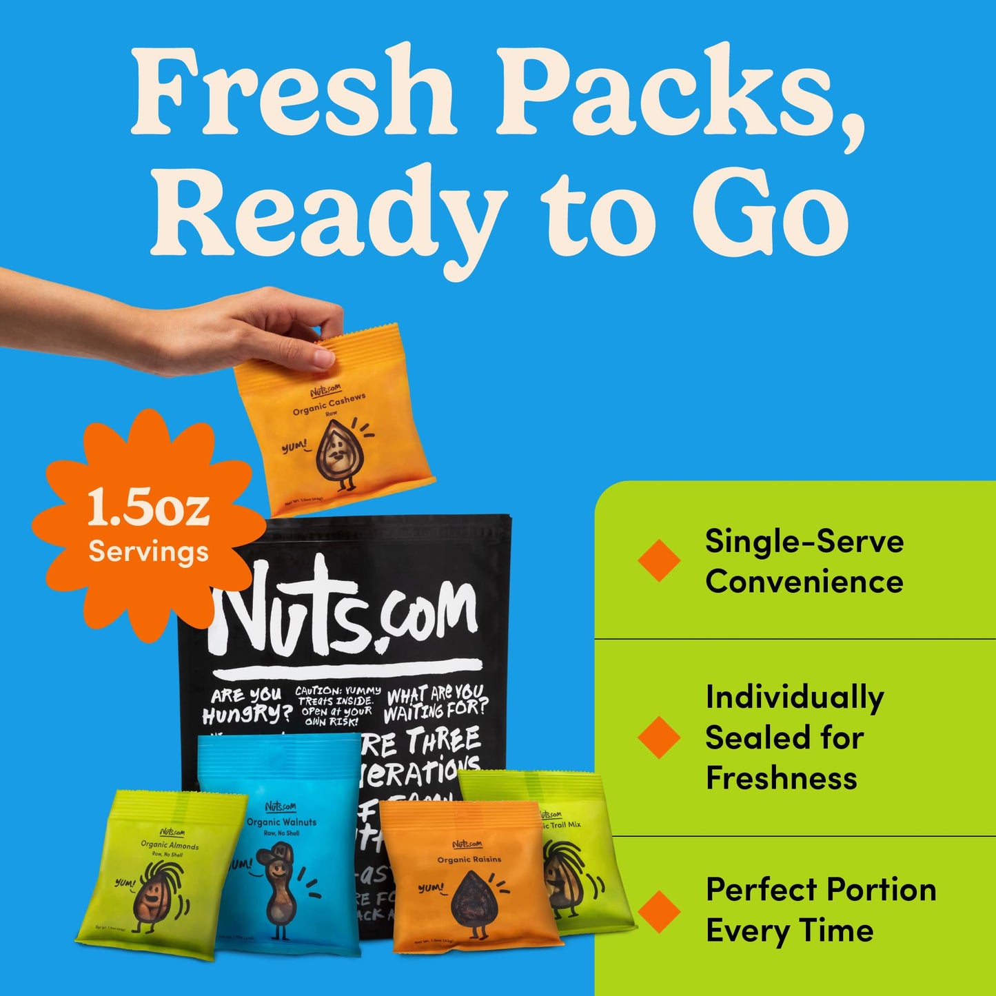 Nuts.Com – Organic Dried Fruit And Nuts Variety Box – Gourmet Assortment For Fall, Thanksgiving And Festive Gifts – Includes Organic Cashews, Almonds, Walnuts, Raisins, And Trail Mix