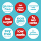 Kiss My Keto Gummies Candy - Low Carb Candy Gummy Rings, Keto Snack Pack - Healthy Candy Gummys - Vegan Candy, Keto Gummy Candy