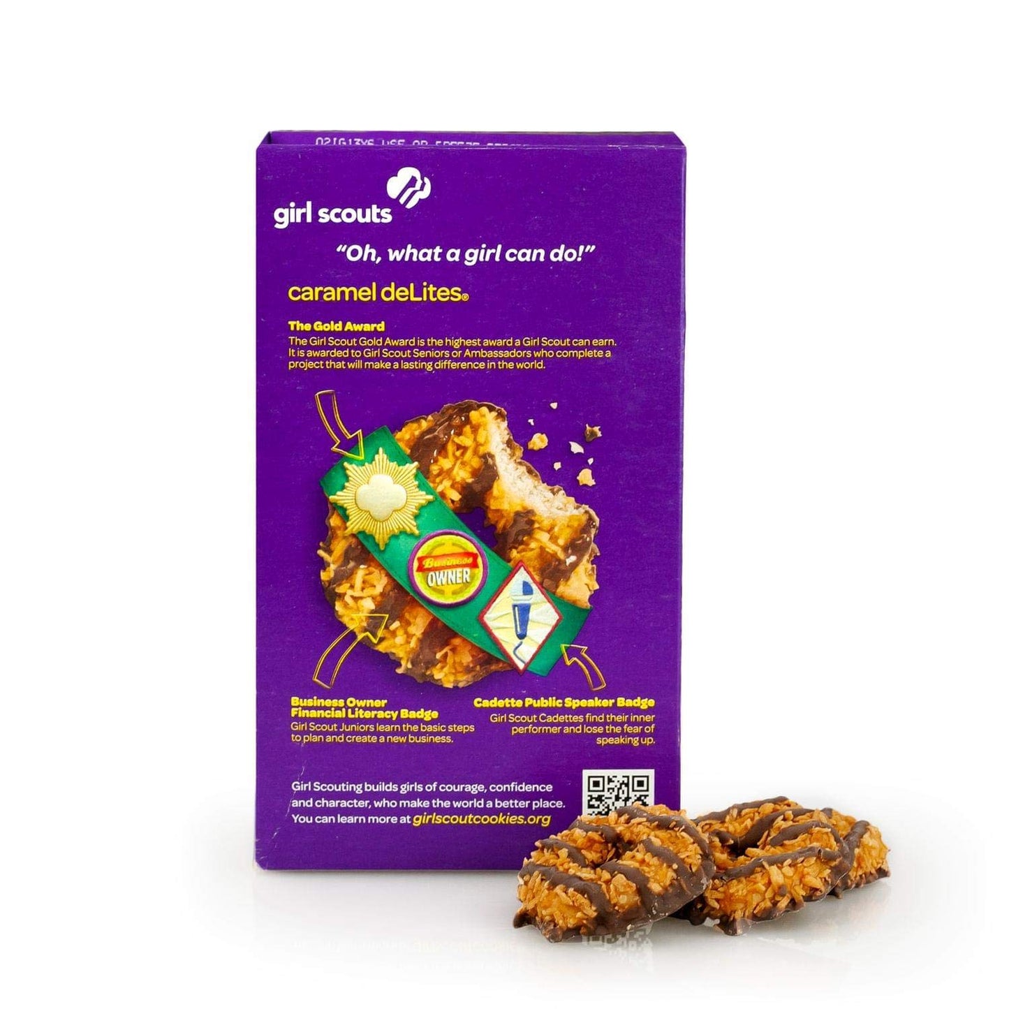 Girl Scout Caramel Delites Cookies 7 Ounce Box